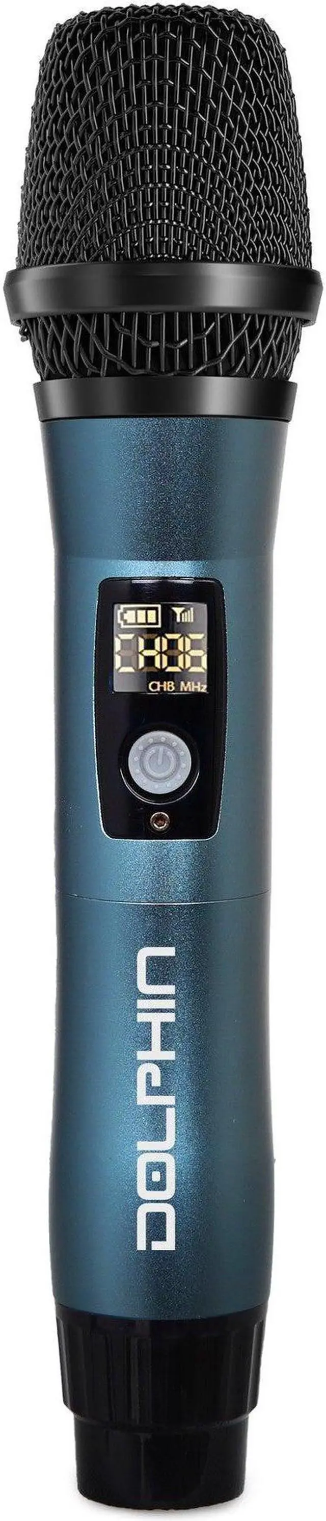 Alt view image 3 of 4 - Dolphin MCX11 UHF Wireless Microphone - USB-C Rechargeable, 50 Channels, Anti-Interference Technology