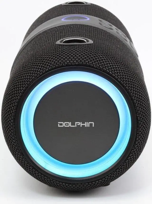 Alt view image 4 of 6 - Dolphin LX-60 Waterproof Bluetooth Speaker Boombox with DSP