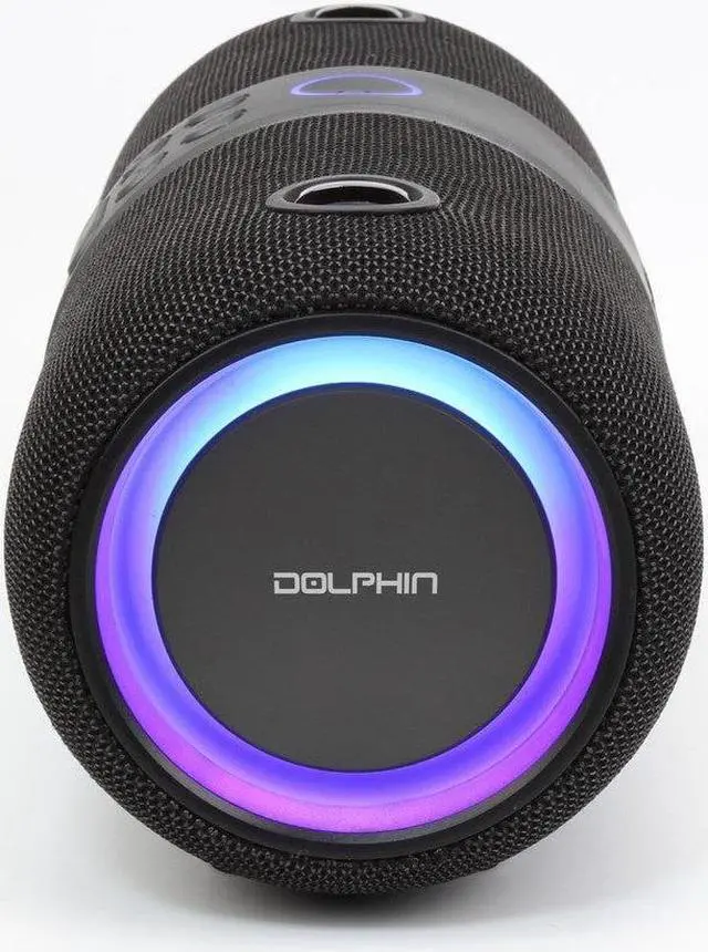 Alt view image 5 of 6 - Dolphin LX-60 Waterproof Bluetooth Speaker Boombox with DSP