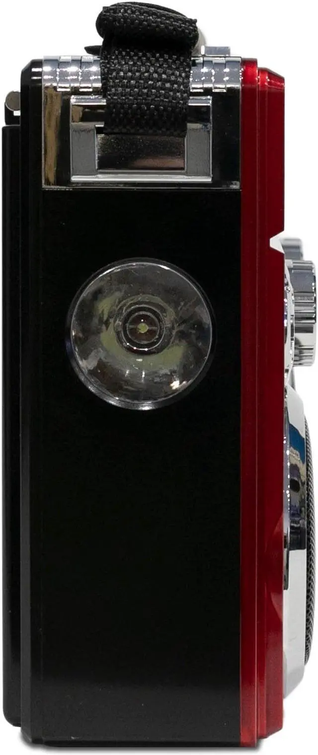 Alt view image 5 of 7 - Dolphin SP411BTBLK Audio Retrobox Portable Bluetooth Speaker - Black