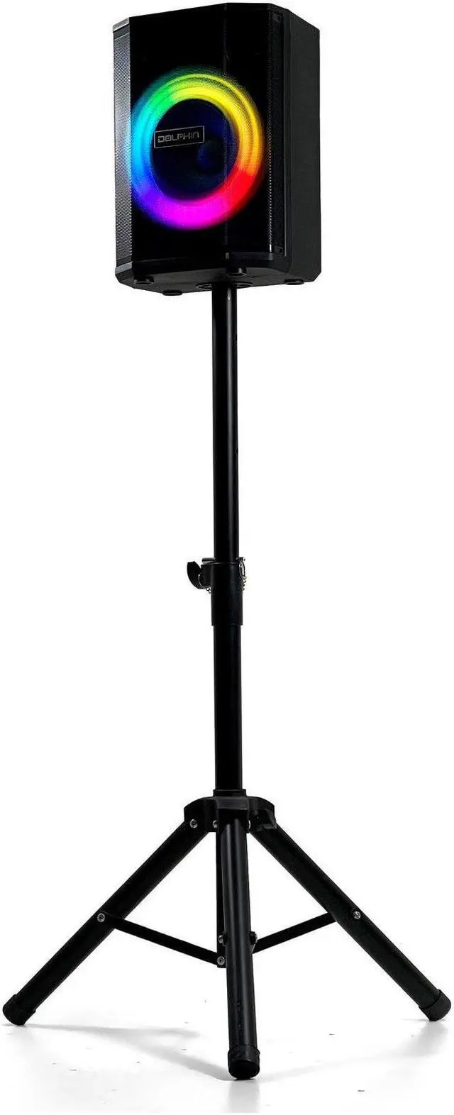 Alt view image 5 of 5 - Dolphin SP-880RBT Rechargeable 8 Party Speaker with Tilt Function