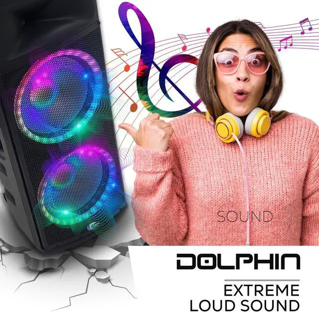 Alt view image 7 of 7 - Dolphin SPX-280BT 2x15 High Performance ELITE SERIES Speaker
