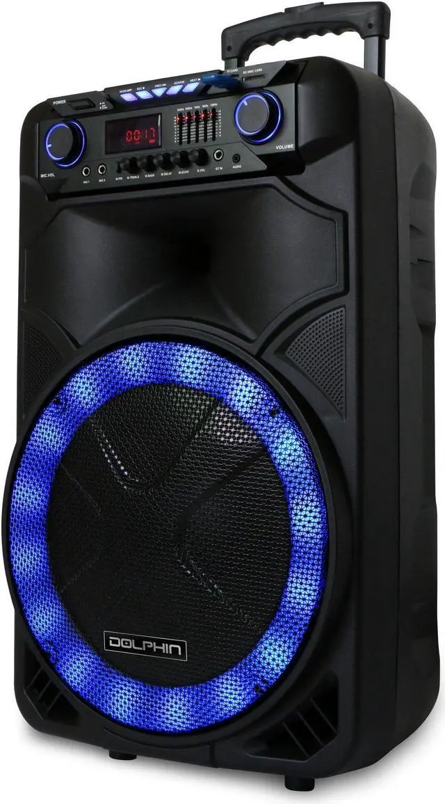 Main image of Dolphin SP-1500RBT 15" Rechargeable Bluetooth Party Speaker