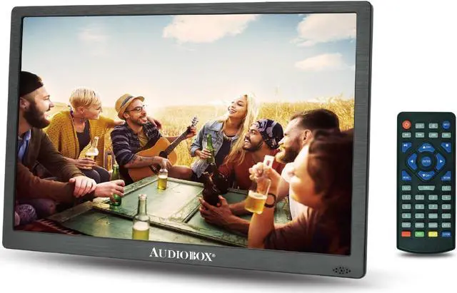 Main image of Audiobox TV-15 Portable 15.4" LCD Monitor & TV for RV, Camping, Tailgating - HDMI, USB, Local Channels, 12V Car Charger