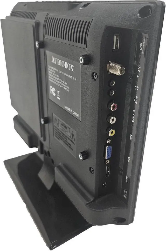 Alt view image 6 of 6 - Audiobox TV-13D 13" HD Monitor/TV for RV & Outdoor with DVD - HDMI/VGA/RCA, Local Channels, Portable, 12V Car Charger