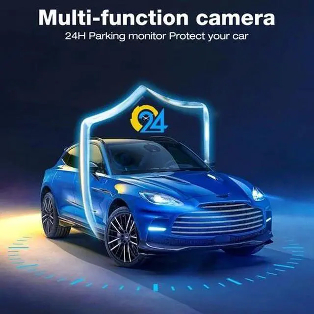 Alt view image 6 of 7 - Campark Front Inside Dual 1080P GPS Dash Cam FHD Car Camera 4 IR Night Vision