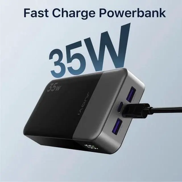 Alt view image 2 of 6 - Power Bank 20000mAh Charging Portable External External Battery For Cell Phone