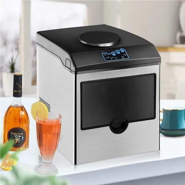 Alt view image 7 of 7 - ARLIME Ice Maker with Water Dispenser, 2 in 1 Countertop Ice Maker with 5 lbs Storage Basket, 2 Ways to Add Water, 48 Pounds in 24 Hours, Water Cooler for 5 Gallon Bottle, Perfect for Home Office