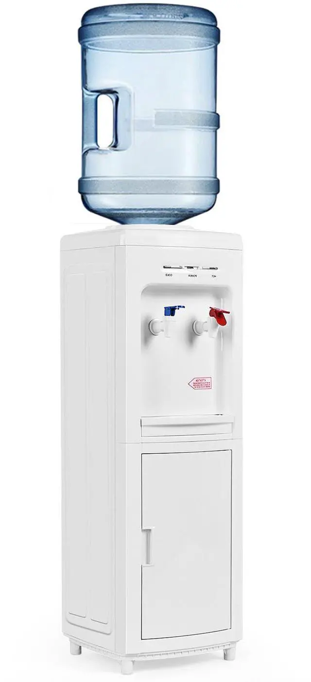 Main image of ARLIME Top-Loading Water Dispenser, Hot & Cold Water Cooler for 3-5 Gallon Bottles, Child Safety Lock, Removable Drip Tray, Perfect for Home Ofiice, School