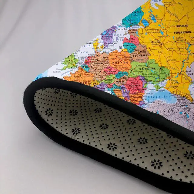 Alt view image 7 of 7 - Ocervd Color Map Area Rug 3x5ft Rugs for Living Room Bedroom