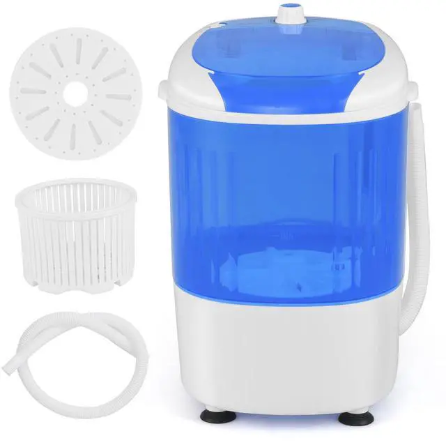 Main image of ARLIME Mini Washer and Dryer Combo, 5.5 Lbs Mini Laundry Washer, Semi-automatic Washing Machine with Drain Hose & Spin Tub, Small Washing Machine for Drom RV Apartment (Blue)