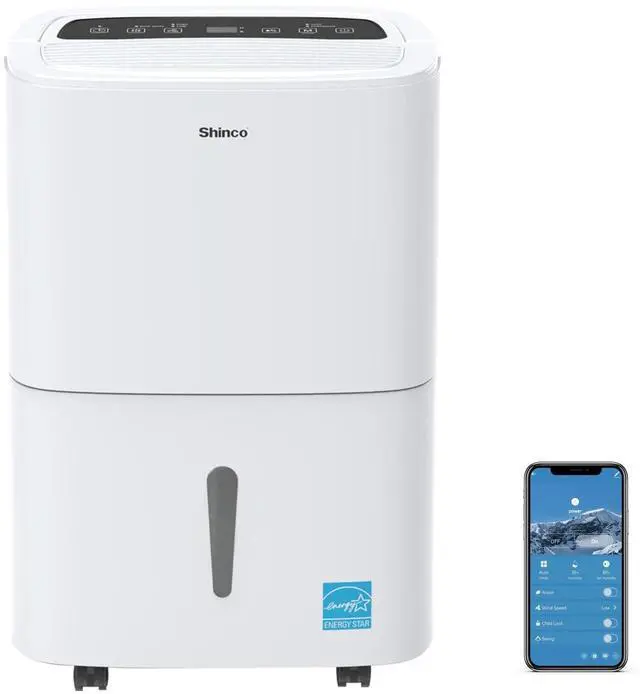 Main image of 120 Pints Energy Star Dehumidifier with Drain Hose and WIFI for Large Spaces up to 6,000 Sq.Ft, Auto Defrost & Continuous Drainage - Ideal for Home Basements, Bathroom, and Bedroom