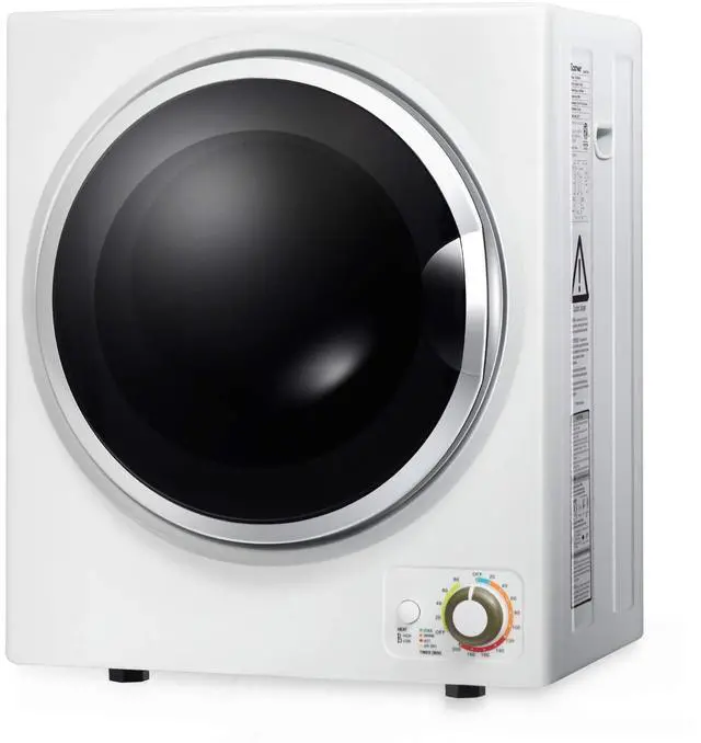 Main image of ARLIME Potable Clothes Dryer, 900W Compact Dryer w/4 Automatic Drying Mode, Stainless Steel Drum & Easy Control Panel, Electric Dryer for Apartments, Dorm & RVs 110V, White