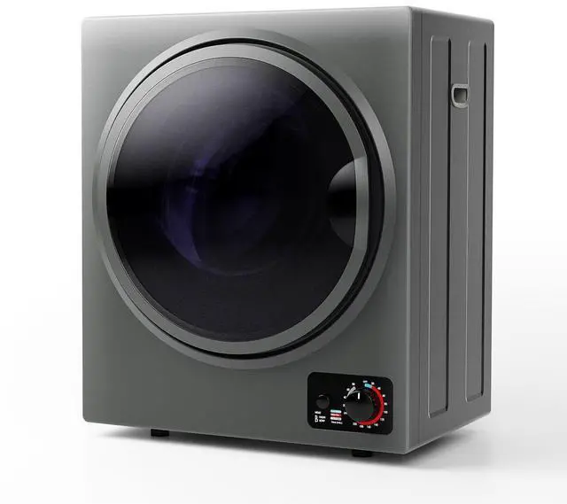 Main image of ARLIME Compact Laundry Dryer, Portable Clothes Dryers W/4 Automatic Drying Mode, Small Electric Laundry Dryer W/Stainless Steel Drum & Control Panel For Apartments, Dorm 110V 900W, Grey