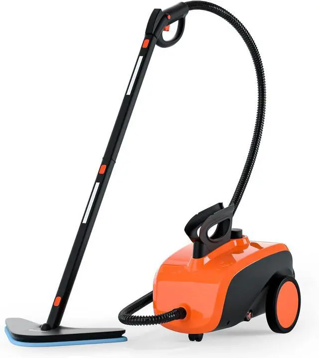 Main image of ARLIME Multi-Purpose Steam Cleaner with 19 Accessories, Household Rolling Steamer Cleaning Mop for Carpet, Cars, Floors W/ 1.5L Tank & Extra-Long Power Cord