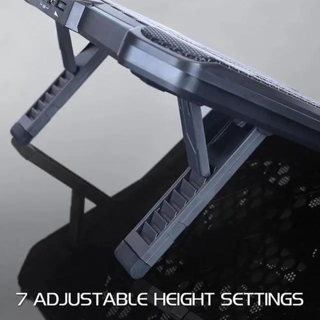 Alt view image 5 of 5 - ENHANCE Gaming Laptop Cooling Stand - Laptop Cooler with 7 Height Settings
