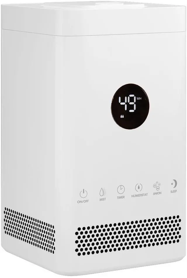 Main image of ARLIME Cool Mist Humidifier, 3.5L Top Fill Ultrasonic Humidifiers with LCD Display, Timer, Ionizer and Silver Filter, Quiet Air Humidifier for Bedroom, Nursery, Office and Large Room, White