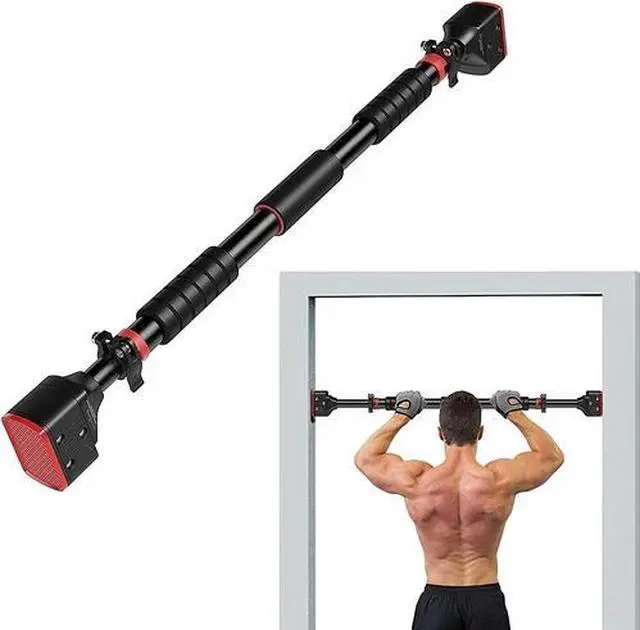 Main image of DOORWAY CHIN UP BAR PULL UP BAR EXERCISE 28"-36" DOORS SCREWLESS PRESS FIT