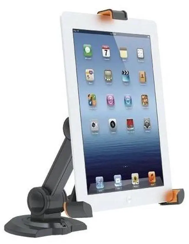 Alt view image 2 of 6 - FULL MOTION UNIVERSAL TABLET WALL MOUNT BRACKET FOR iPad GALAXY UNDER COUNTER