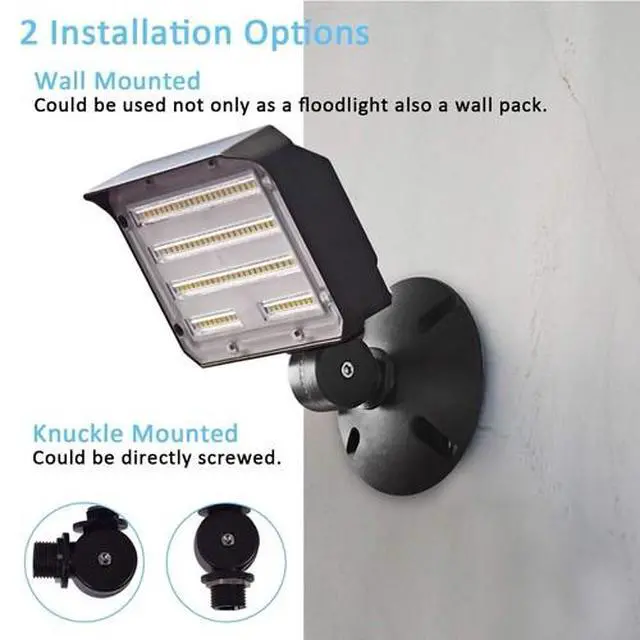 Alt view image 4 of 7 - 30W LED Outdoor Security Flood Light 5000K Waterproof Wall Mount Yard Garage