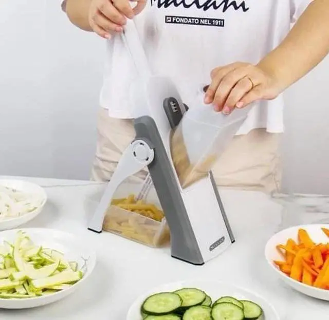 Main image of Milian Designs Mandoline Vegetable Slicer Adjustable Food Cutter Safe Upright