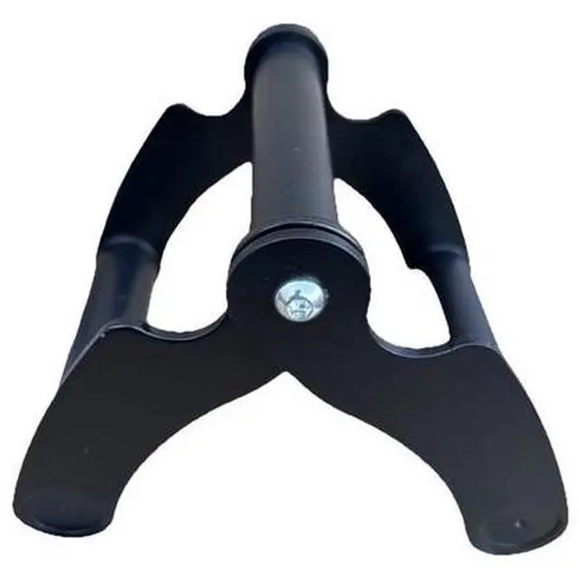 Alt view image 2 of 4 - V Bar Row Landmine Handle Attachment for Barbell Bars, Solid Double D Handle