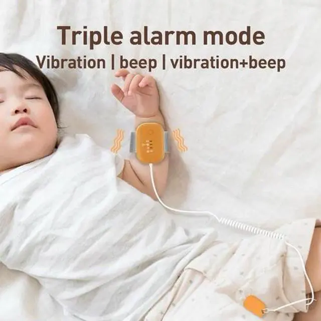 Alt view image 2 of 7 - (Orange) Bed Wetting Alarm for Boys and Girls,Bedwetting Alarm for Bedwetters