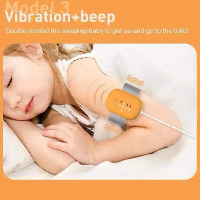 Alt view image 3 of 7 - (Orange) Bed Wetting Alarm for Boys and Girls,Bedwetting Alarm for Bedwetters