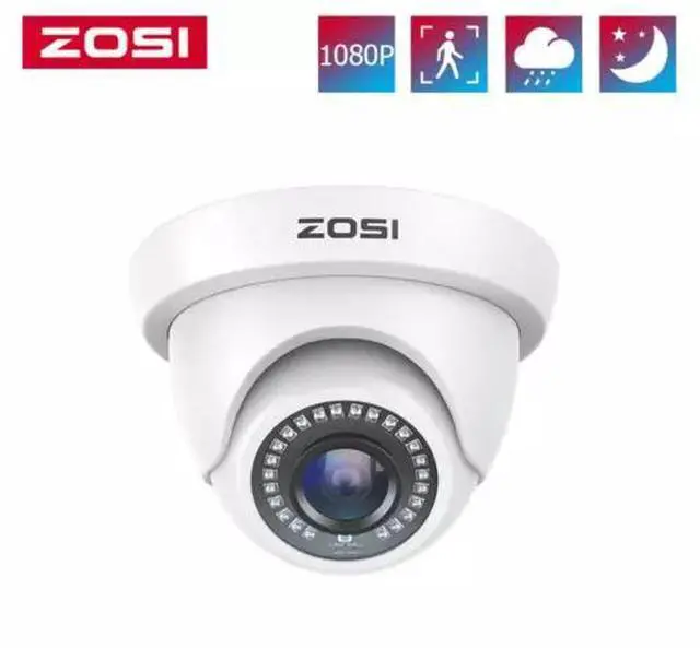 Main image of ZOSI Outdoor Dome Home Security Surveillance Camera 1080p HD 4in1 Night Vision