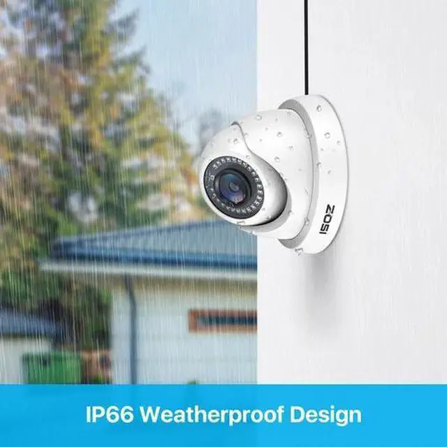 Alt view image 5 of 7 - ZOSI Outdoor Dome Home Security Surveillance Camera 1080p HD 4in1 Night Vision