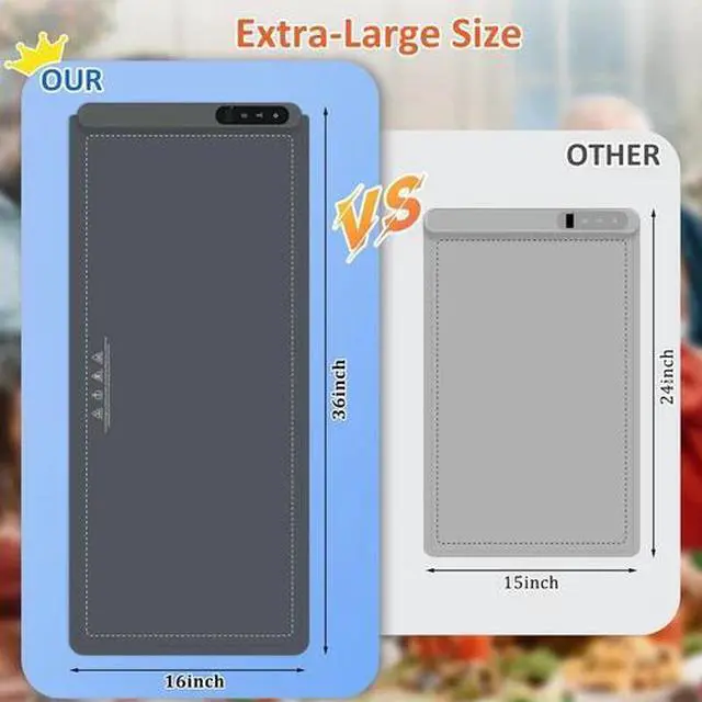 Main image of Warming Mat for Food,(Xxl 36"X16") Electric Warming Tray,Extra Large Food Warmer