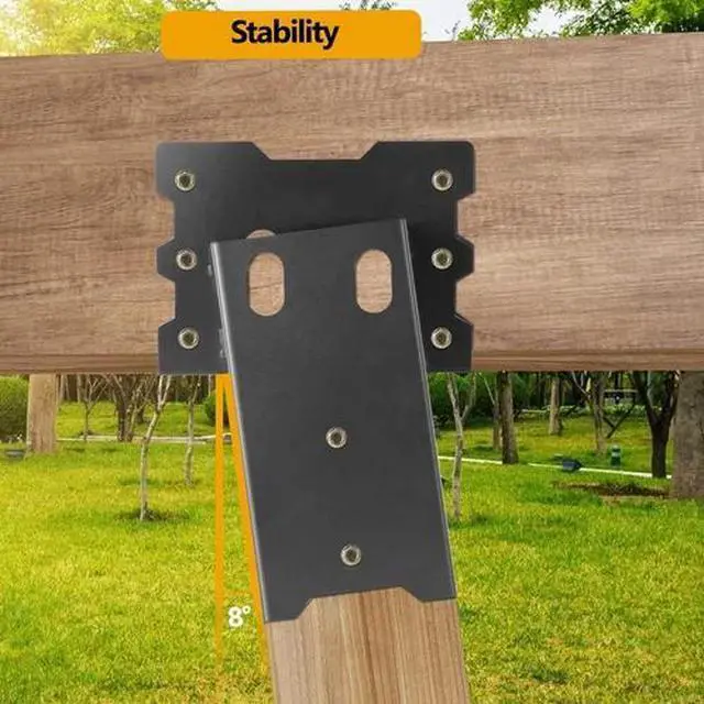 Alt view image 5 of 5 - Deer Stand Brackets, 4 X 4 Brackets for Deer Stand with Powder Coated, Elevator