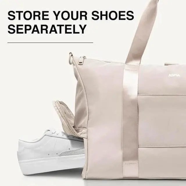 Alt view image 5 of 6 - Gym Bag for Women - 3-In-1 Duffle with Laptop & Yoga Mat Space, Personal Item Tr