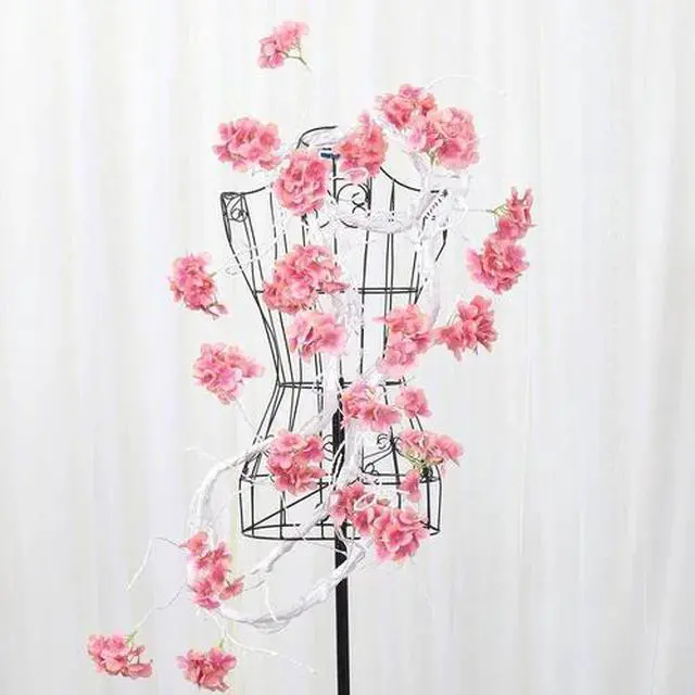 Alt view image 4 of 7 - 300Cm/118Inch Large Flexible White Artificial Tree Vines Twine Wood Branches wit