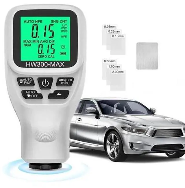 Alt view image 3 of 7 - Digital Auto Car Paint Thickness Tester Coating Film Measuring Gauge LCD Meter