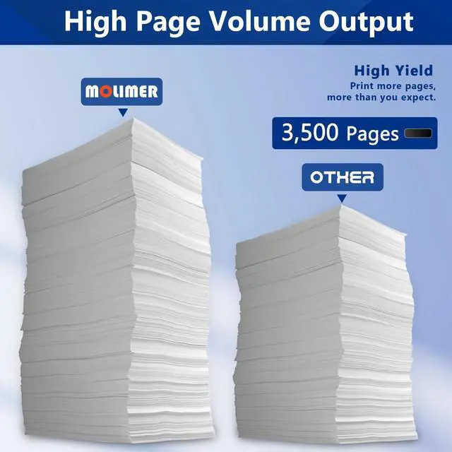 Alt view image 3 of 7 - TN730/TN760 Toner Cartridge 2-Pack Black Replacement for Brother TN730 TN 730 TN-730 TN760 TN-760 TN 760 Toner Cartridges for MFC-L2710DW MFC-L2730DW HL-L2395DW HL-L2370DW DCP-L2550DW Printer