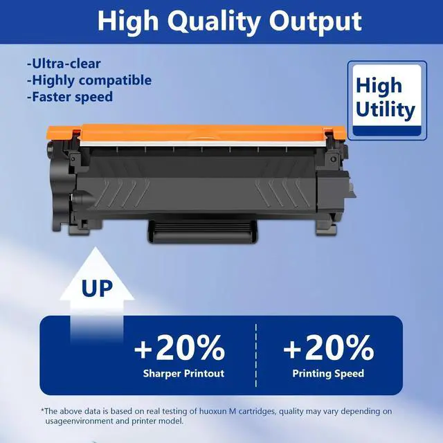 Alt view image 7 of 7 - TN730/TN760 Toner Cartridge 2-Pack Black Replacement for Brother TN730 TN 730 TN-730 TN760 TN-760 TN 760 Toner Cartridges for MFC-L2710DW MFC-L2730DW HL-L2395DW HL-L2370DW DCP-L2550DW Printer