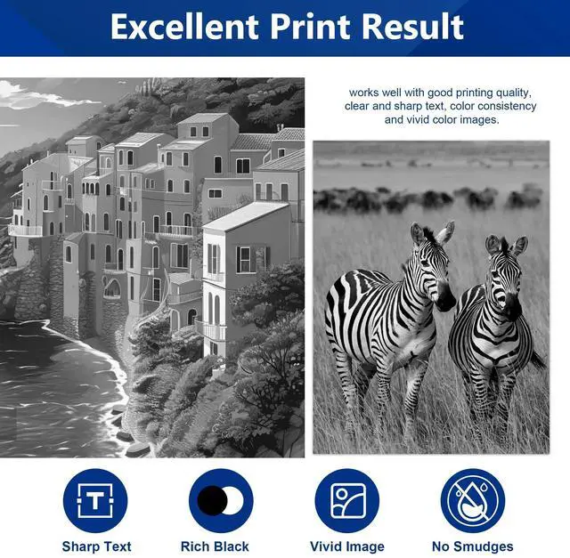 Alt view image 5 of 7 - TN730/TN760 Toner Cartridge 2-Pack Black Replacement for Brother TN730 TN 730 TN-730 TN760 TN-760 TN 760 Toner Cartridges for MFC-L2710DW MFC-L2730DW HL-L2395DW HL-L2370DW DCP-L2550DW Printer