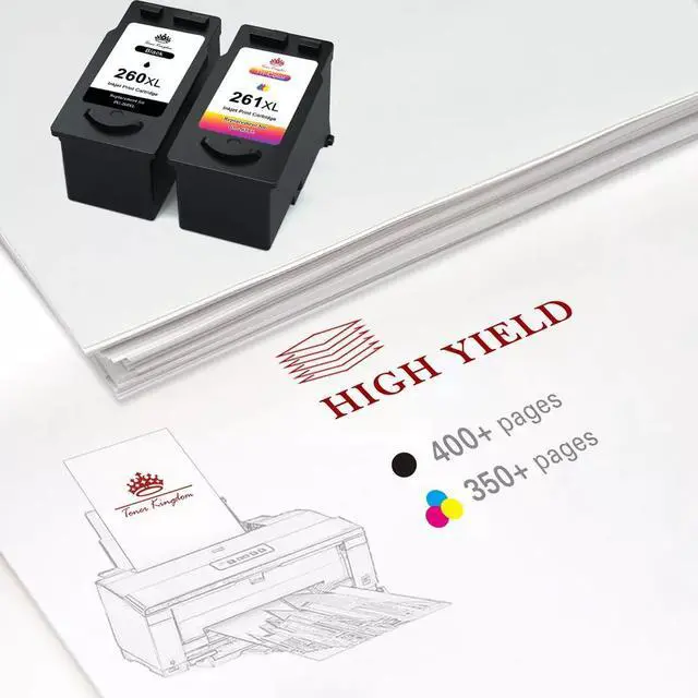 Alt view image 4 of 4 - 2 PG-260XL CL-261XL Ink Cartridge For TS5320 TS6420 TR7020 Printer