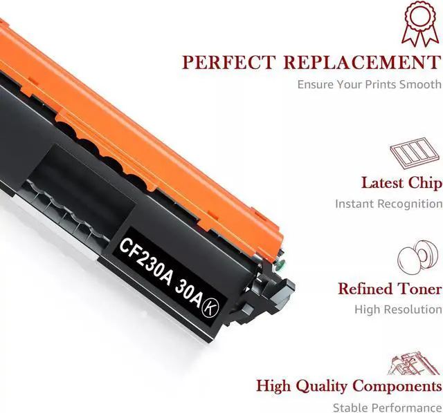 Alt view image 5 of 5 - 1PK CF230A Black Toner compatible for LaserJet MFP M227fdw M227fdn M227sdn