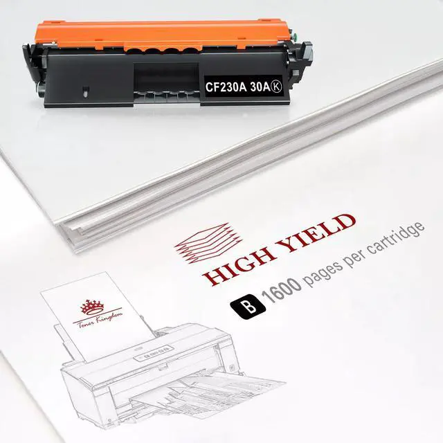 Alt view image 4 of 5 - 1PK CF230A Black Toner compatible for LaserJet MFP M227fdw M227fdn M227sdn