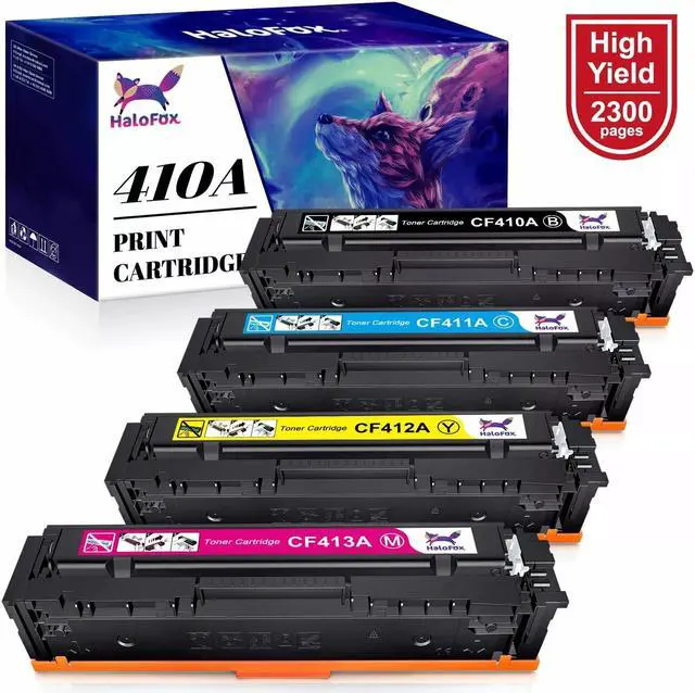 Main image of 4PK Toner Cartridge CF410A -413A For 477A LaserJet Pro M452dw M477fnw M477fdn
