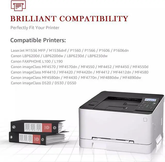 Alt view image 2 of 4 - 2-Pk Toner Cartridge for 128 ImageCLASS D530 MF4570dw MF4580DN MF4890DW