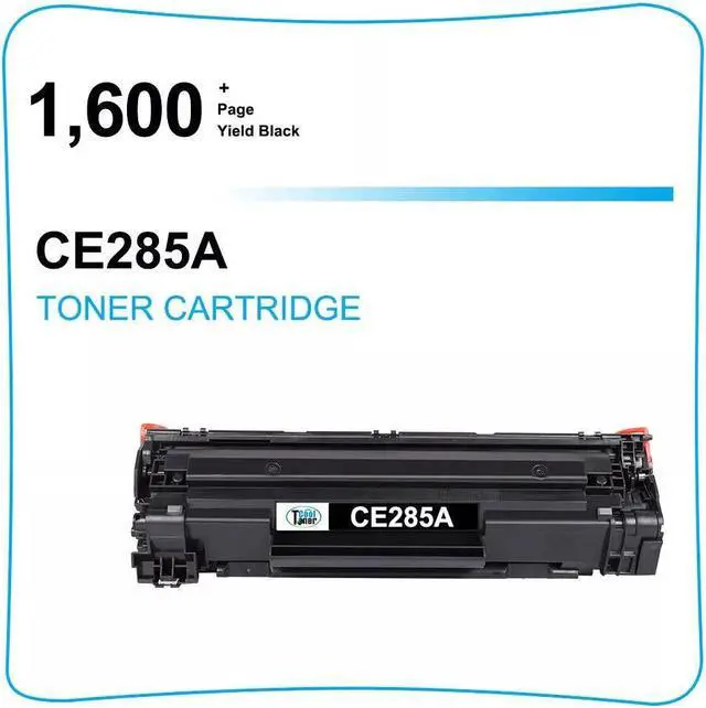 Alt view image 3 of 3 - 4 Black CE285A Toner Cartridge For 85A LaserJet P1102 P1102W MFP M1212NF
