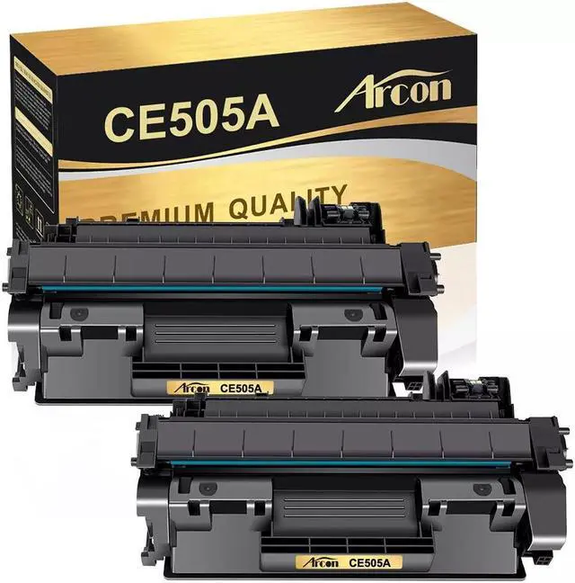 Main image of 2PK CE505A Toner Cartridge Compatible With 05A LaserJet P2035 P2050 P2055DN