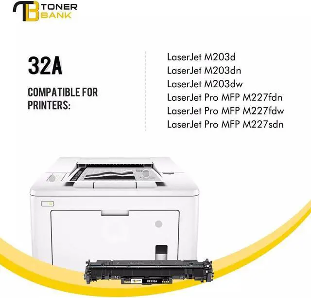 Alt view image 2 of 4 - 2PACK Drum Compatible for CF232A 32A LaserJet M203dw MFP M227fdw M227fdn