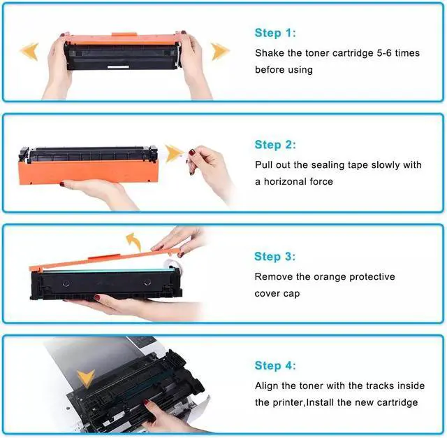Alt view image 3 of 4 - 5PACK 045H Color Toner for imageCLASS 1246C001 MF634Cdw MF632Cdw LBP612CDW