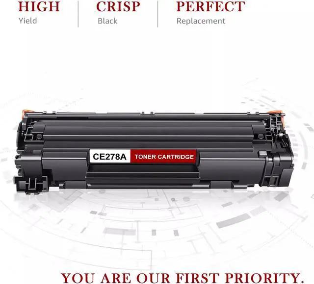 Alt view image 4 of 4 - 4PK CE278A 78A Black Toner Cartridge For LaserJet P1566 P1560 P1606 P1606dn