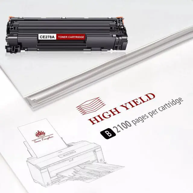 Alt view image 3 of 4 - 4PK CE278A 78A Black Toner Cartridge For LaserJet P1566 P1560 P1606 P1606dn