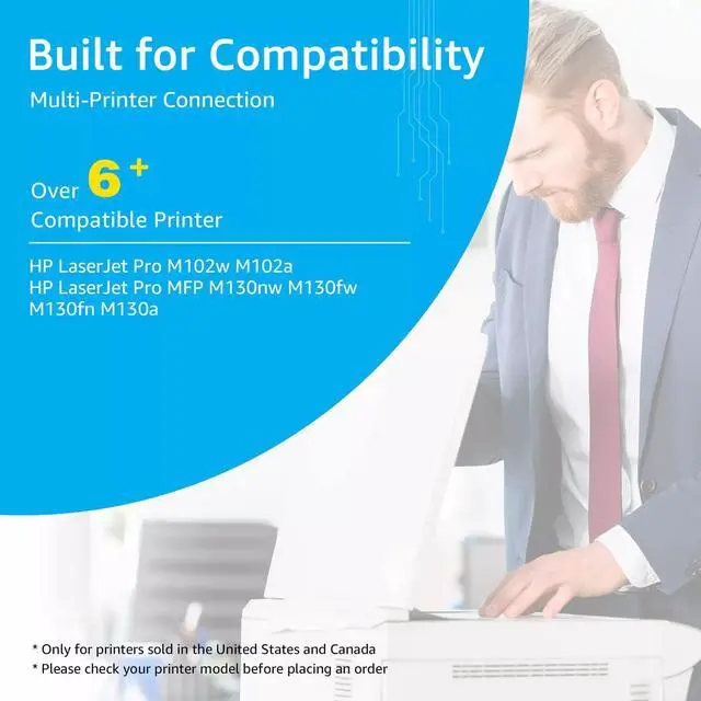 Alt view image 2 of 4 - 4P CF217A 17A Toner Cartridge for LaserJet Pro MFP M130nw M130fw M130fn M130a